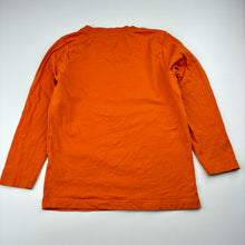 Load image into Gallery viewer, Boys Favourites, orange cotton long sleeve tee / top, EUC, size 5,  