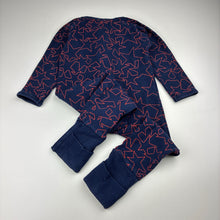 Load image into Gallery viewer, Unisex Bonds, ribbed zip wondersuit / zippy / romper, wash fade &amp; pilling, FUC, size 1,  