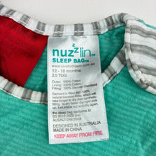 Load image into Gallery viewer, Unisex Love to Dream, nuzzlin 2.5 Tog cotton / bamboo sleeping bag, wash fade &amp; pilling, FUC, size 1,  
