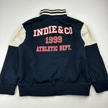 Load image into Gallery viewer, Boys Indie, navy cotton sweater / jumper, EUC, size 5,  