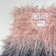 Load image into Gallery viewer, Girls MINOTI, lined dip dye faux fur vest / jacket, NEW, size 5-6,  