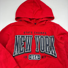 Load image into Gallery viewer, Boys Anko, red fleece lined hoodie sweater, GUC, size 4,  