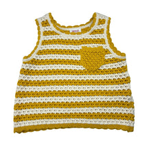 Load image into Gallery viewer, Girls Seed, knitted cotton vest, Sz: S, armpit to armpit: 30cm, EUC, size 4-5,  