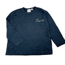 Load image into Gallery viewer, Unisex Zara, navy cotton long sleeve tee / top, FUC, size 4,  