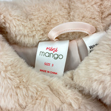 Load image into Gallery viewer, Girls Mango, soft feel faux fur jacket / coat, EUC, size 3,  