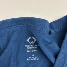 Load image into Gallery viewer, Boys Favourites, Aust cotton long sleeve pyjama top, GUC, size 14,  