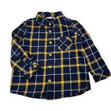 Load image into Gallery viewer, Boys Milkshake, checked flannel cotton long sleeve shirt, EUC, size 4,  