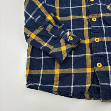 Load image into Gallery viewer, Boys Milkshake, checked flannel cotton long sleeve shirt, EUC, size 4,  