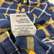 Load image into Gallery viewer, Boys Milkshake, checked flannel cotton long sleeve shirt, EUC, size 4,  