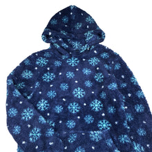 Load image into Gallery viewer, Unisex Crane, Snow Extreme fleece hooded pyjama top, GUC, size 12,  