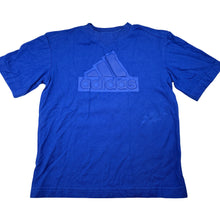 Load image into Gallery viewer, Unisex Adidas, blue cotton tee / top, GUC, size 7-8,  
