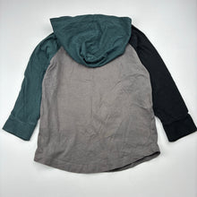 Load image into Gallery viewer, Boys BAD BOY, cotton long sleeve hooded tee / top, GUC, size 4,  