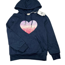 Load image into Gallery viewer, Girls Milkshake, navy fleece lined hoodie sweater, NEW, size 7,  