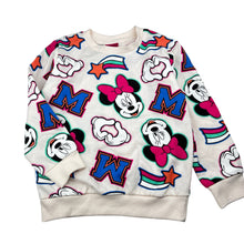 Load image into Gallery viewer, Girls Disney, Minnie Mouse fleece lined sweater / jumper, EUC, size 6,  