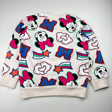 Load image into Gallery viewer, Girls Disney, Minnie Mouse fleece lined sweater / jumper, EUC, size 6,  