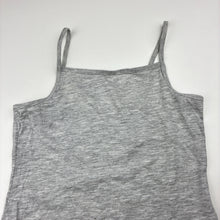 Load image into Gallery viewer, Girls H&amp;M, grey marle singlet top, GUC, size 9-10,  