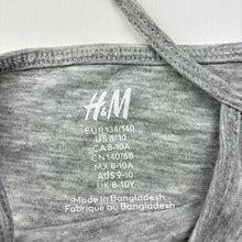 Load image into Gallery viewer, Girls H&amp;M, grey marle singlet top, GUC, size 9-10,  
