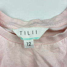 Load image into Gallery viewer, Girls Tilii, cotton cropped long sleeve tee / top, EUC, size 12,  