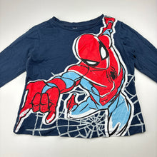 Load image into Gallery viewer, Boys Marvel, Spiderman cotton long sleeve tee / top, GUC, size 5,  