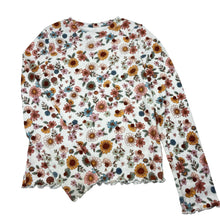 Load image into Gallery viewer, Girls Anko, floral stretchy long sleeve top, EUC, size 8,  