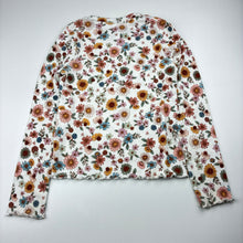 Load image into Gallery viewer, Girls Anko, floral stretchy long sleeve top, EUC, size 8,  