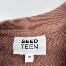 Load image into Gallery viewer, Girls Seed, cropped cotton sweater / jumper, EUC, size 10,  