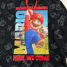 Load image into Gallery viewer, Boys Nintendo, SUPER MARIO BROS fleece lined hoodie sweater, EUC, size 6,  