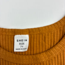 Load image into Gallery viewer, Girls SHEIN, ribbed lightweight long sleeve top, EUC, size 7,  
