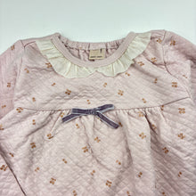 Load image into Gallery viewer, Girls Petit Main, pink quilted long sleeve top, EUC, size 8,  