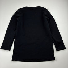 Load image into Gallery viewer, Unisex THE NORTH FACE, black long sleeve thermal top, GUC, size 6,  