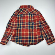 Load image into Gallery viewer, Boys Cotton On, checked cotton long sleeve shirt, EUC, size 4,  