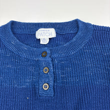 Load image into Gallery viewer, Boys Pumpkin Patch, blue marle knitted sweater / jumper, EUC, size 6,  