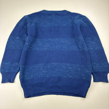 Load image into Gallery viewer, Boys Pumpkin Patch, blue marle knitted sweater / jumper, EUC, size 6,  