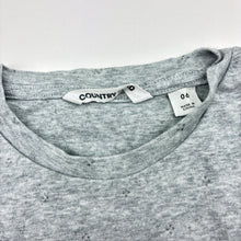 Load image into Gallery viewer, Girls Country Road, grey cotton long sleeve top, wash fade, FUC, size 6,  