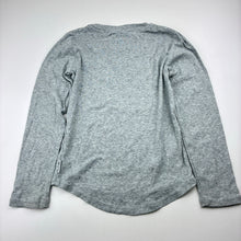 Load image into Gallery viewer, Girls Country Road, grey cotton long sleeve top, wash fade, FUC, size 6,  