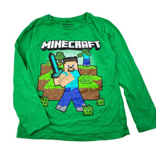 Load image into Gallery viewer, Boys Mojang, Minecraft cotton long sleeve top, FUC, size 6,  
