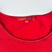 Load image into Gallery viewer, Girls Bossini, fleece lined cotton sweater / jumper, EUC, size 10,  