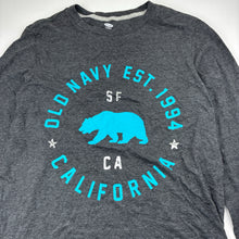 Load image into Gallery viewer, Boys Old Navy, grey marle long sleeve t-shirt, EUC, size 14-16,  