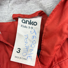 Load image into Gallery viewer, Boys Anko, orange and navy lightweight hooded jacket, FUC, size 3,  