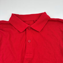 Load image into Gallery viewer, Boys Target, red cotton long sleeve polo shirt, EUC, size 12,  