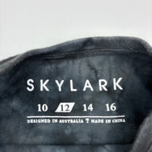 Load image into Gallery viewer, Boys Skylark, grey cotton tie-dye long sleeve t-shirt, GUC, size 12,  