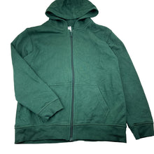 Load image into Gallery viewer, Unisex Target, green fleece lined zip hoodie sweater, GUC, size 10,  