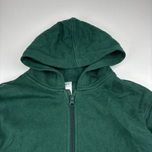 Load image into Gallery viewer, Unisex Target, green fleece lined zip hoodie sweater, GUC, size 10,  