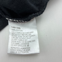 Load image into Gallery viewer, Girls Mango, black cotton long sleeve t-shirt, GUC, size 6,  