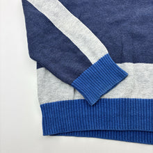 Load image into Gallery viewer, Boys Peter Morrissey, blue grey colour block knit sweater, wash fade, FUC, size 5,  