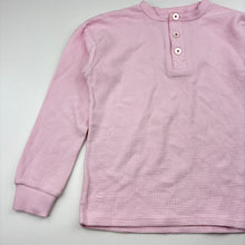 Load image into Gallery viewer, Girls Cotton On, waffle long sleeve henley pyjama top, EUC, size 6,  