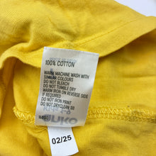 Load image into Gallery viewer, Boys Anko, yellow cotton long sleeve t-shirt, digger, EUC, size 7,  
