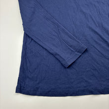 Load image into Gallery viewer, Boys B Collection, navy cotton long sleeve tee / top, EUC, size 12,  