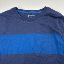 Load image into Gallery viewer, Boys B Collection, navy cotton long sleeve tee / top, EUC, size 12,  