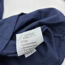 Load image into Gallery viewer, Boys B Collection, navy cotton long sleeve tee / top, EUC, size 12,  